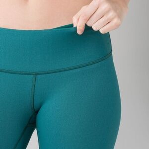Lululemon Wunder Under Pant III Low Rise Leggings Forage Teal